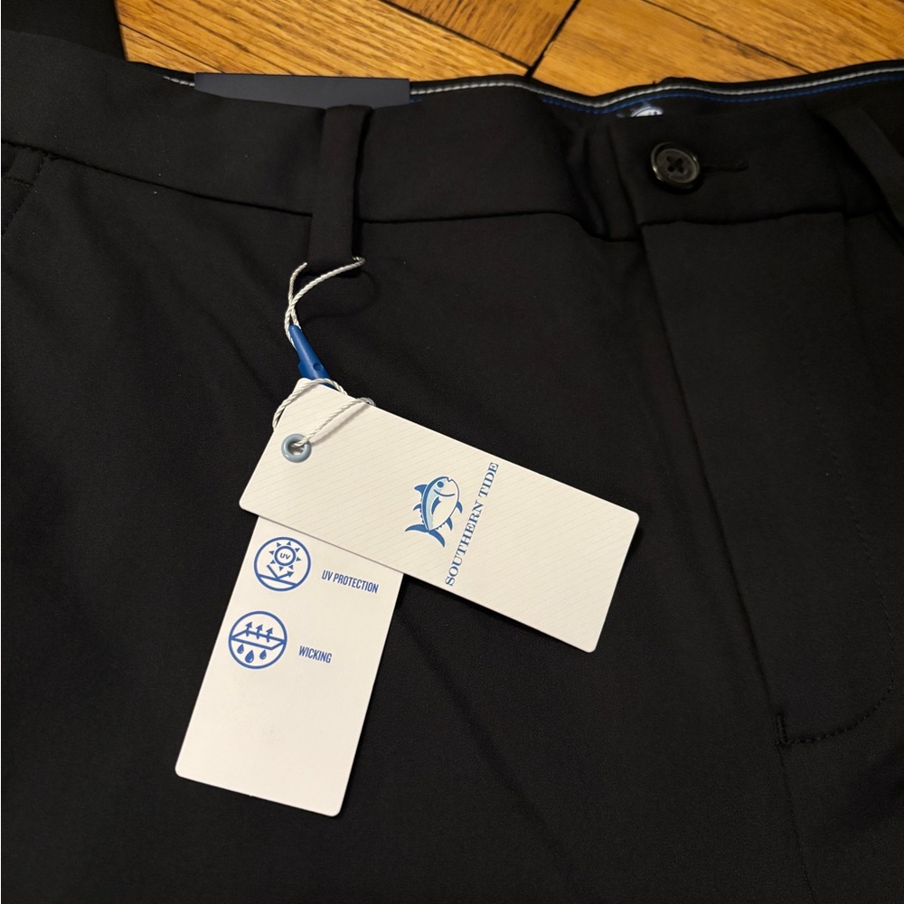 Southern Tide Black Performance Pants